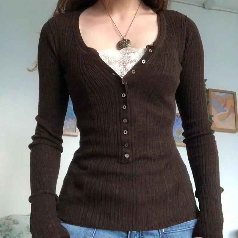 Doll Knit Sweater Top